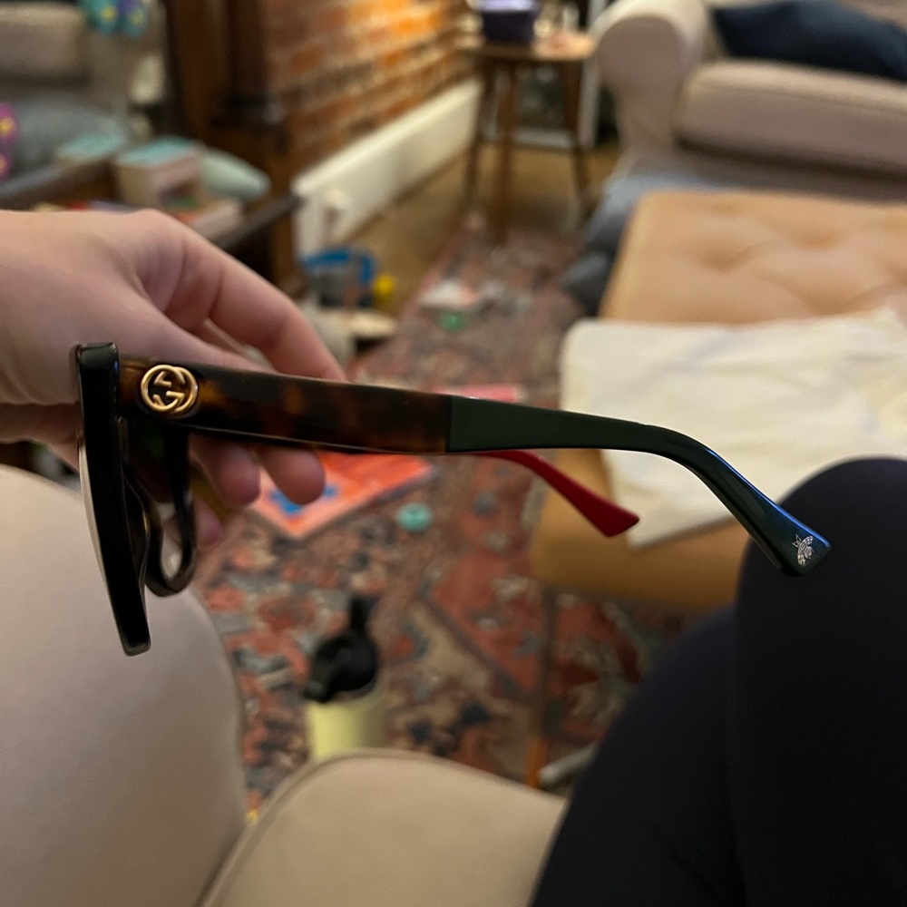 Gucci women’s sunglasses.  Like new. Hard and silk cases included.